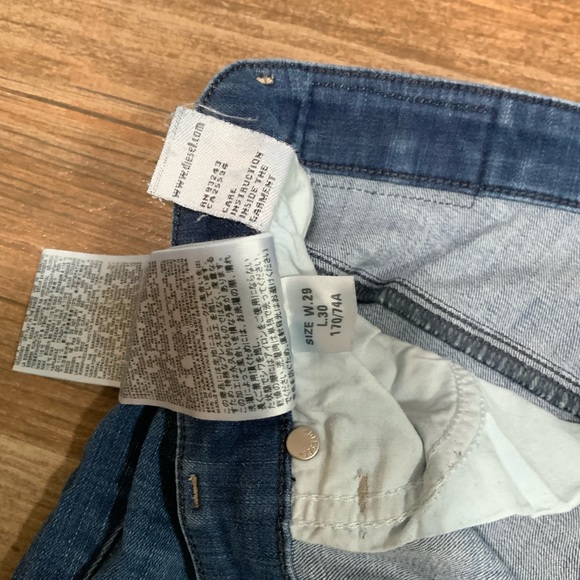 Diesel Jeans Women 29x30 Skinzee-High-Xp Super Slim Skinny High Waist Blue Denim - Picture 7 of 11